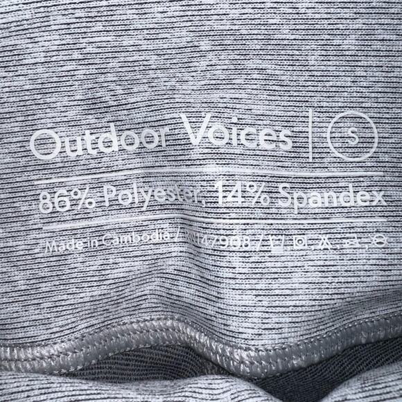 Outdoor Voices Springs 7/8 Leggings Ash - Shades of Gray Colorblock Size Small - Picture 6 of 8